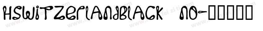 HSwitzerlandBlack No字体转换